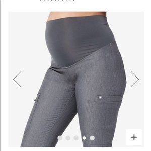 FIGS maternity Zamora Jogger in Graphite set M top L bottom